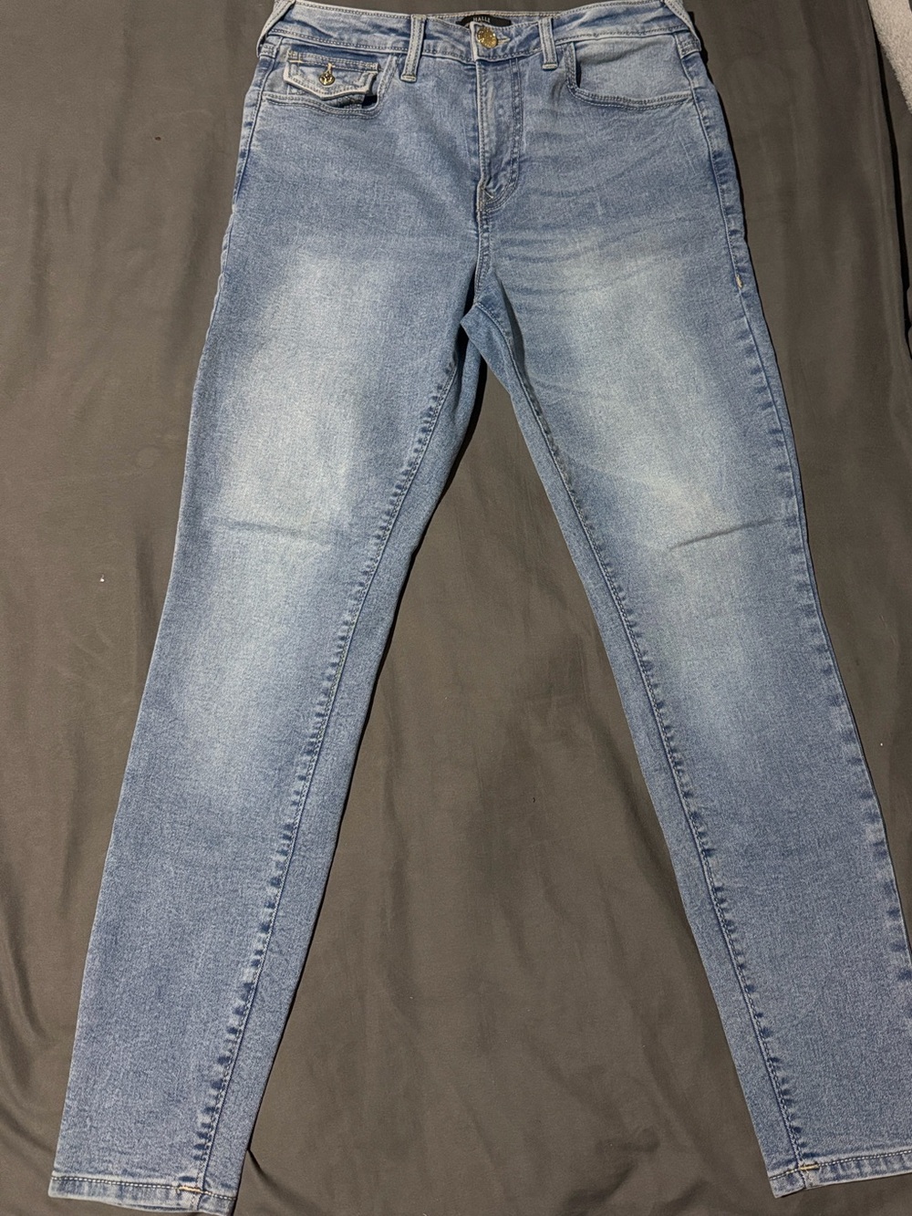 True Religion Light Blue Skinny Jeans for Women